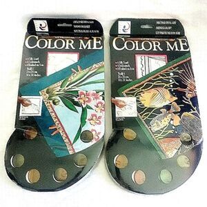 One Womens COLOR ME SILK SCARF Painting Set